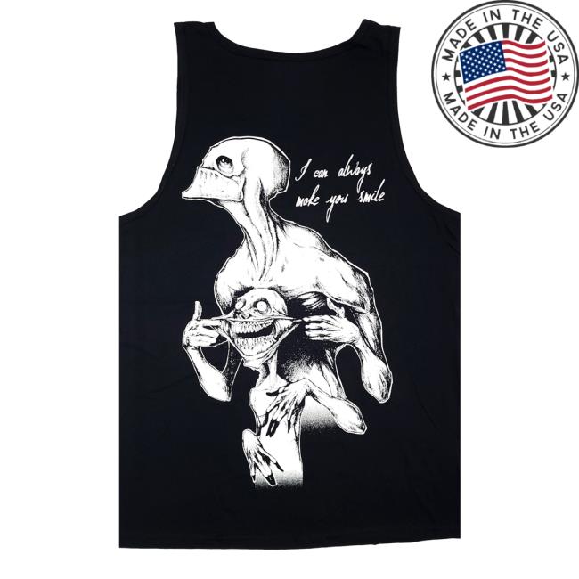 Any Means Necessary Clothing Always Smile Tank Top T-Shirts Black