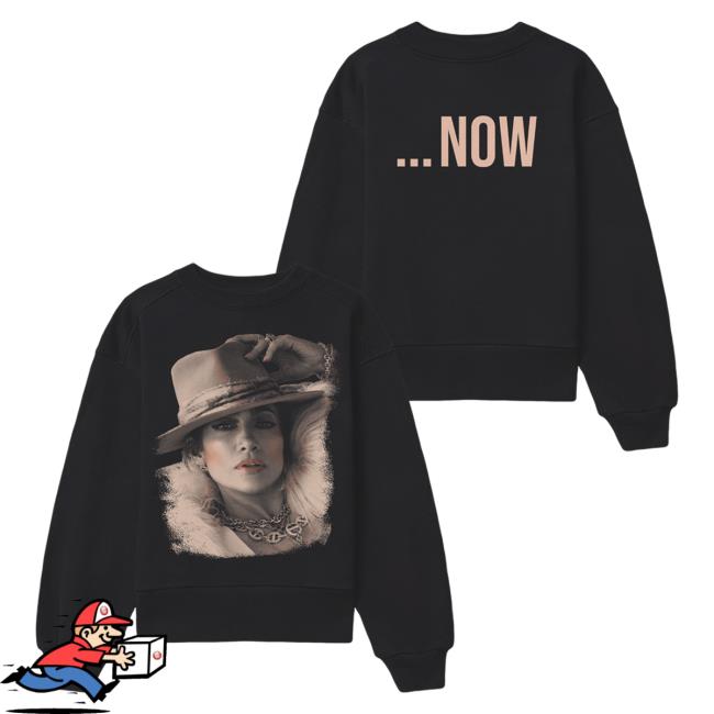Official Jennifer Lopez Merch Store Jennifer Lopez ...Now Black Sweatshirt Jennifer Lopez Apparel Clothing Shop JenniferLopez