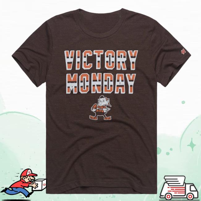 Official Homage Cleveland Browns Victory Monday Tshirt