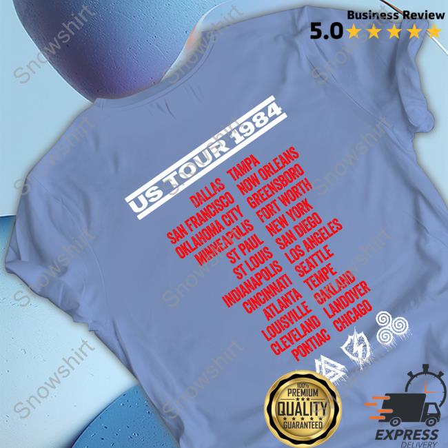 McNasty Unholy Incarnate 1984 Tour Tee Shirt Enda Vinera Unholy Incarnate 1984 Tour Shirt