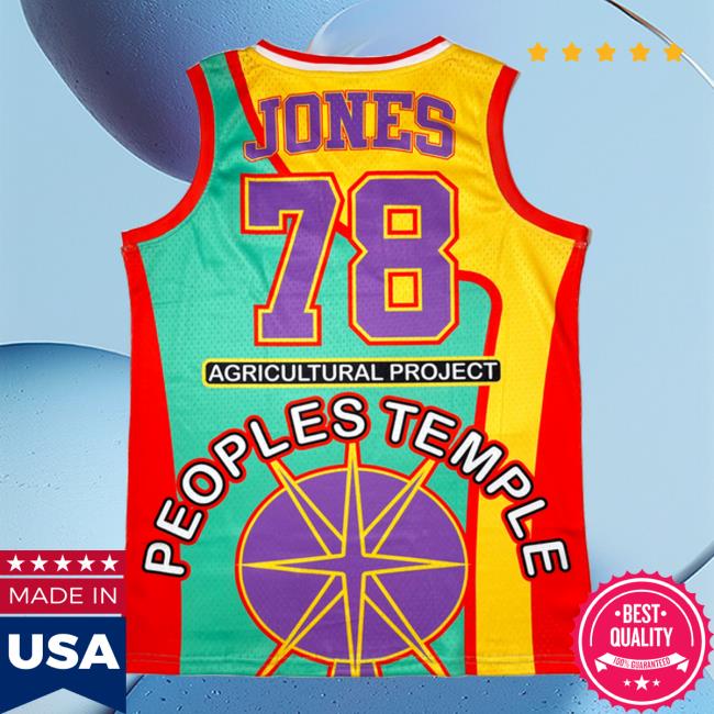 Jonestown Basketball Jersey Official Good Shirts Merch Jonestown Peoples Temple Guyana Jones 78 Basketball Jersey