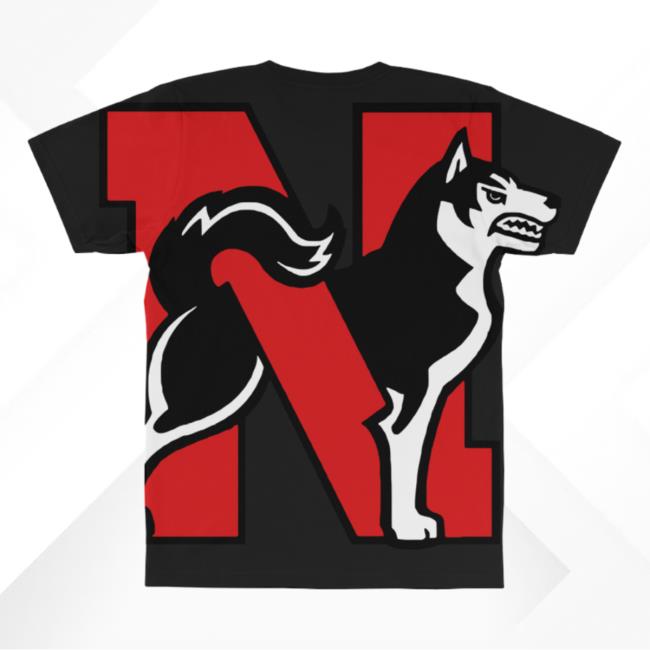 Official Artist Shot Northeasternn Huskiess All Over Print Shirt 2023 Artistshot