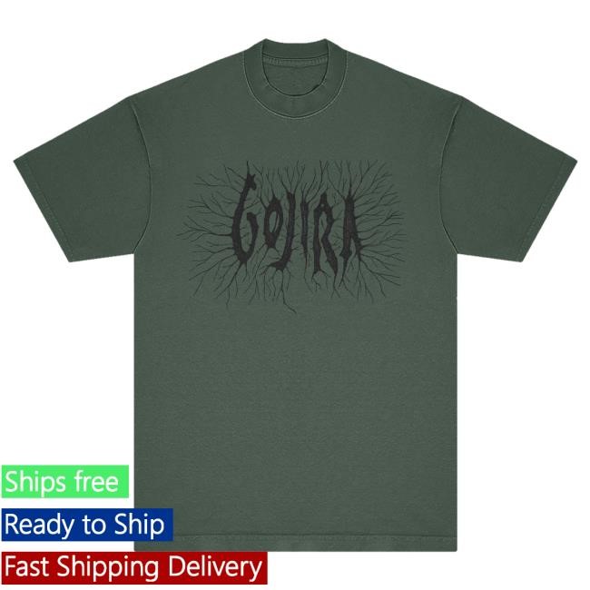 Gojira Official Merch Store Branches Logo Pullover Shirt Gojira Clothing Shop Gojira Band