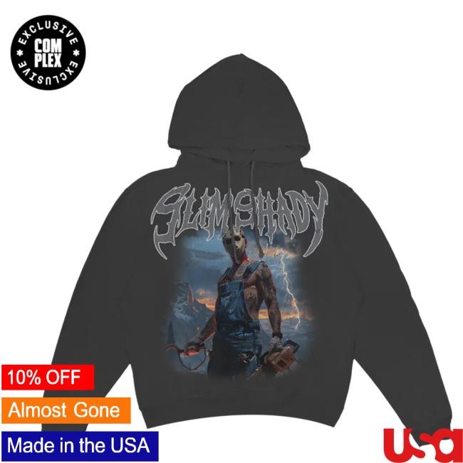 Official Complex Merch Store Shop Eminem Slim Shady Eminem Chainsaw Shady Crew neck