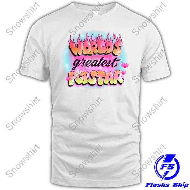 Official Iamchappell Roan Merch Worlds Greatest Popstar Hoodie