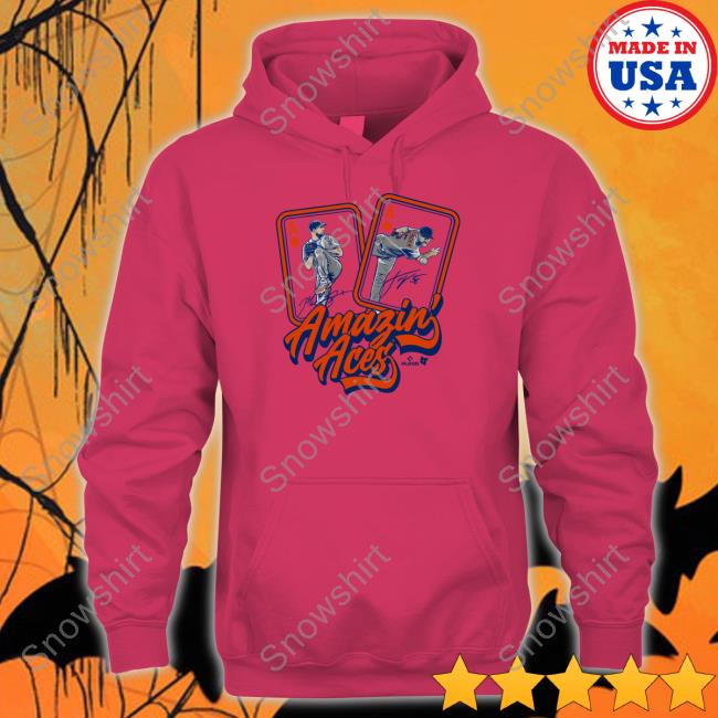 Max Scherzer & Justin Verlander Amazin' Aces Long Sleeve Breakingt Merch Max Scherzer & Justin Verlander Amazin' Aces Sweatshirt Breakingt Merch