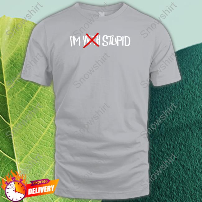Official I'm With Stupid Long Sleeve Tee I'm With Stupid Funny Tee Shirts Noahfinnce