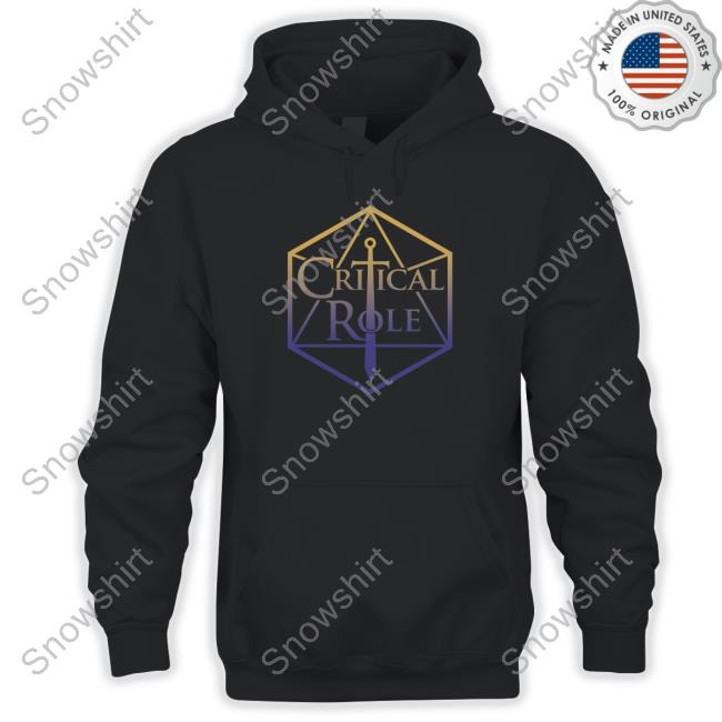 Critical Role Gradient Logo Long Sleeve T-Shirt Critical Role Gradient Logo Tee Shirt