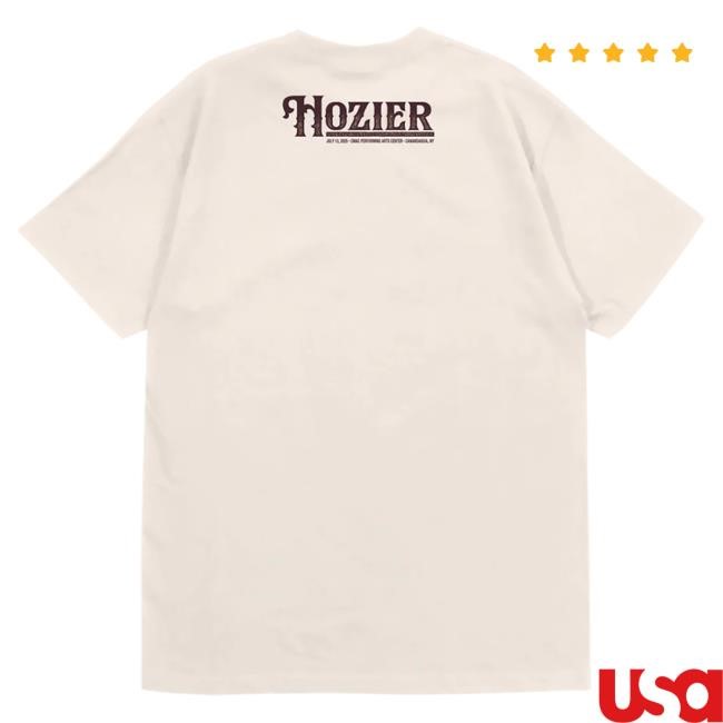 Official Hozier Store Canandaigua July 13 Show Top Shirt