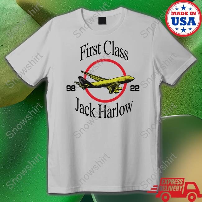 Jack Harlow Merch First Class Plane Hoodie