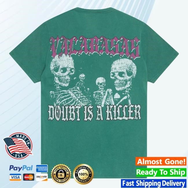 Valabasas Shop Merch "Doubt Killer" Vintage Green Tee Shirt