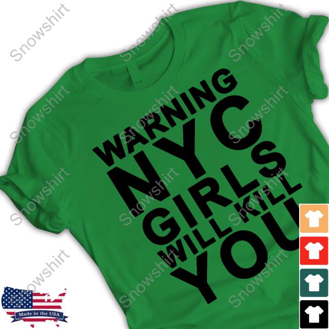 Warning Nyc Girl Is Kill You Crewneck Sweatshirt