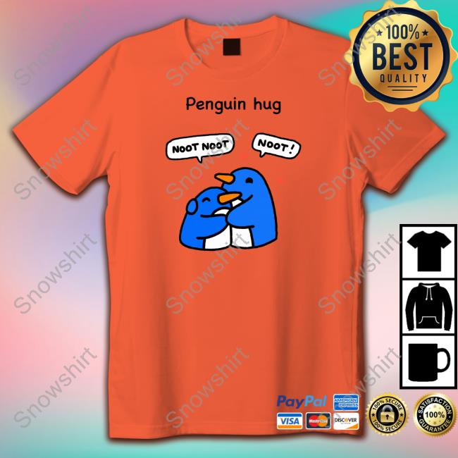 Greb Comics Merch Penguin Hug T Shirt Grebcomics Penguin Hug Long Sleeve T Shirt