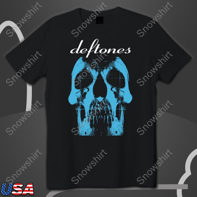 Deftones Merchandise Deftones Blue Skull Tee Shirt Shopdeftones