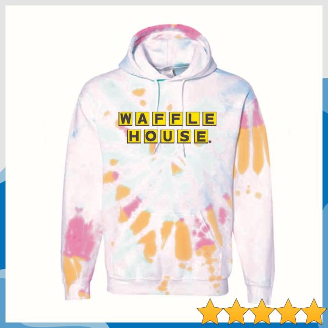 Official Waffle House Merch Waffle House Tie-Dye Limited Crewneck Sweatshirt