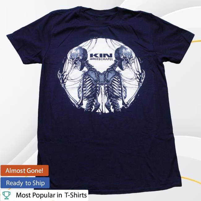 Official Merch Now Whitechapel Lobotomy Navy T-Shirt MerchNow