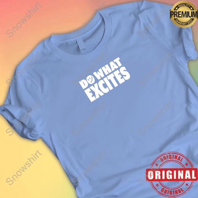 Do What Excites Logo Blue TankTop Do What Excites Logo Blue Shirt