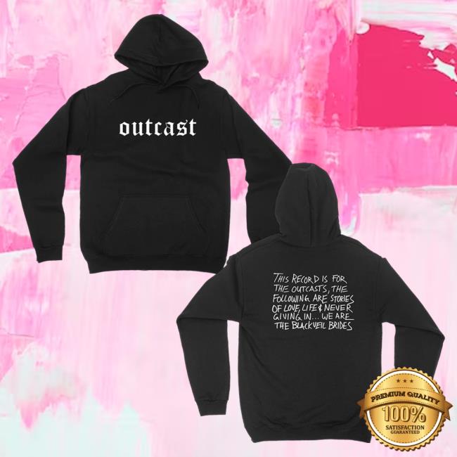 Official Black Veil Brides Merch Store Black Veil Brides Outcast Sweater Black Veil Brides Clothing Shop