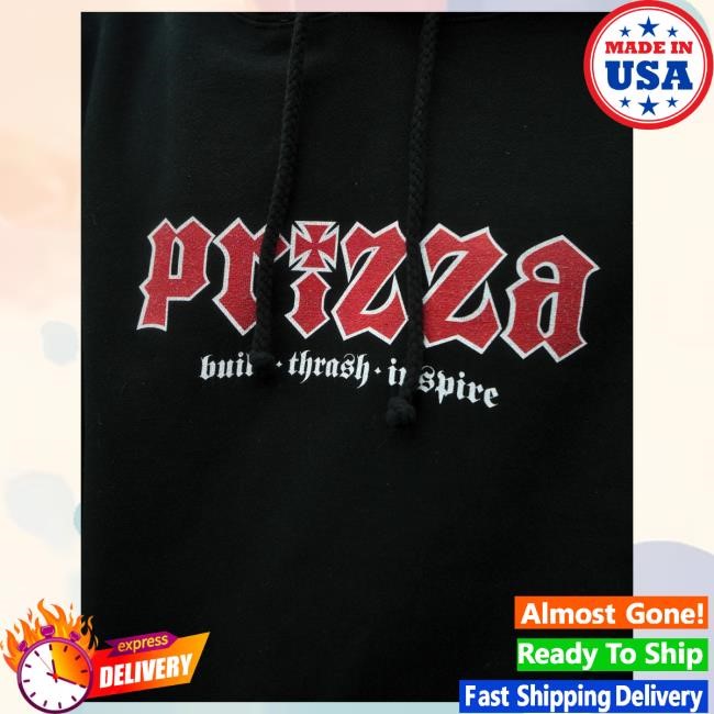 Official PrizzaMike Merch Build Thrash Inspire - Popover Hoodie