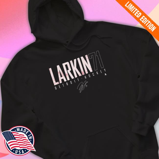 Dylan Larkin Elite Signature Tee Shirt Dylan Larkin Elite Signature TShirts
