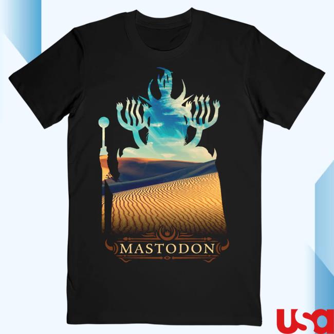 Official Mastodon Rocks Merch Store Mastodon Emperor Of Sand Desert Silhouette Tshirt Mastodonrocks