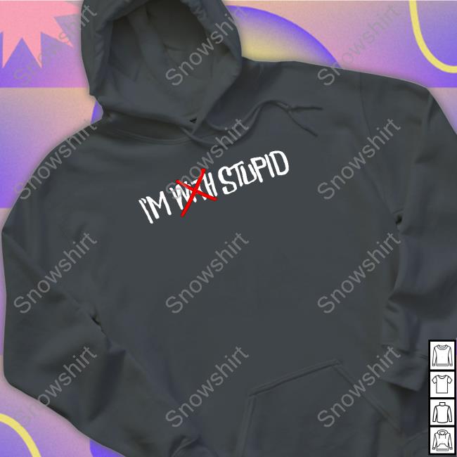 Official I'm With Stupid Long Sleeve Tee I'm With Stupid Funny TShirts