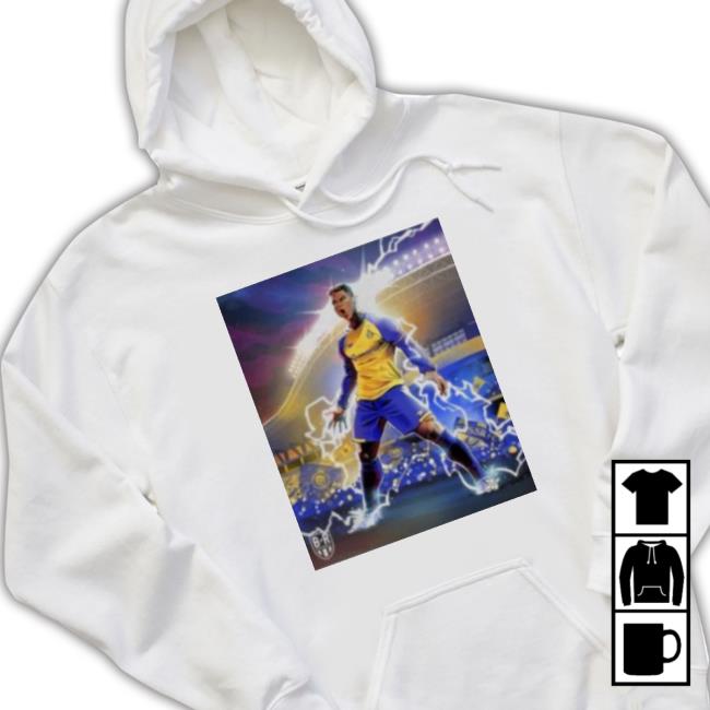 Cristiano Ronaldo Is ‘Inspired’ By Al-Nassr Hooded Sweatshirt Cristiano Ronaldo Is ‘Inspired’ By Al-Nassr Hoodie