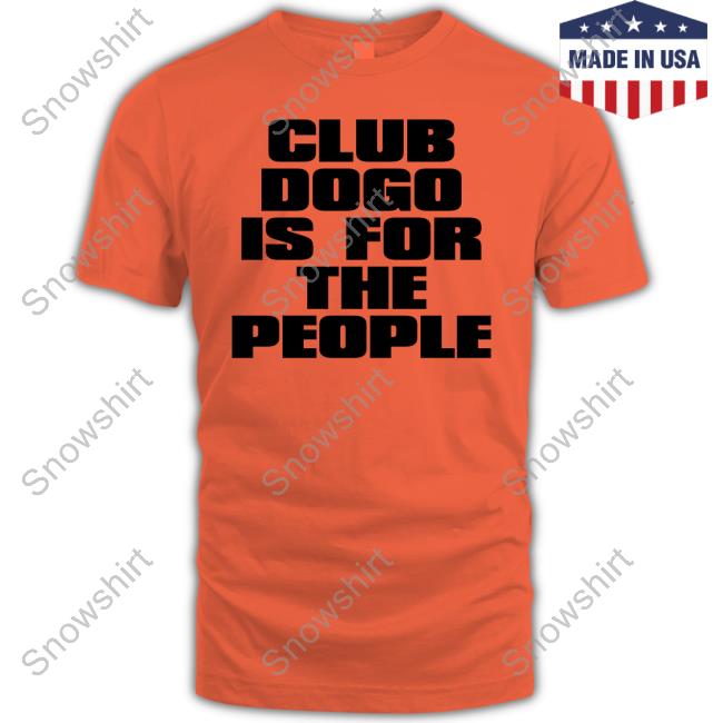 Club Dogo Merch Dogo Is For The People White Crewneck Sweatshirt