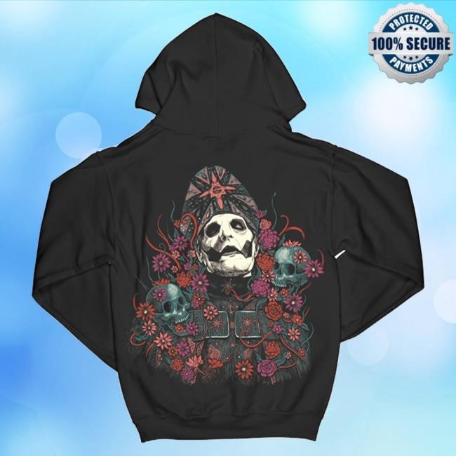 Official Ghost Merch Store Ghost Band Rock Pink Bliss Zip Attractive Hoodie