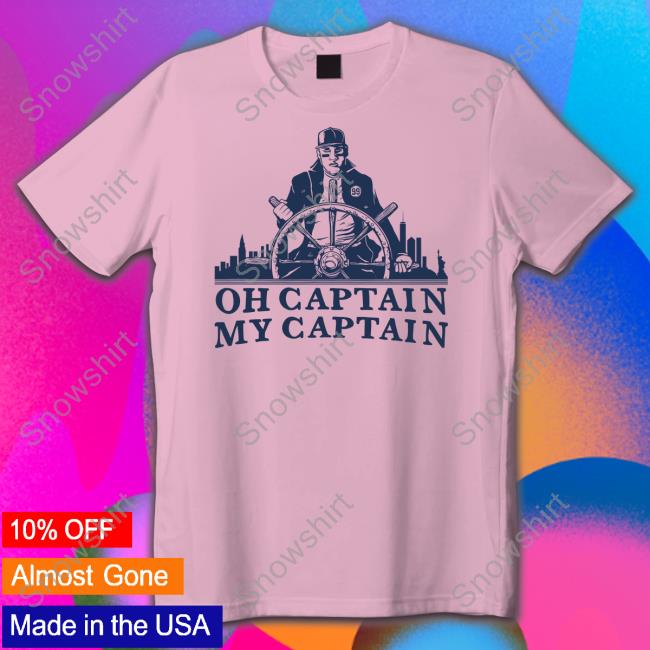 Barstool Sports Store Oh Captain My Captain Hoodies Oh Captain My Captain Tee Grey