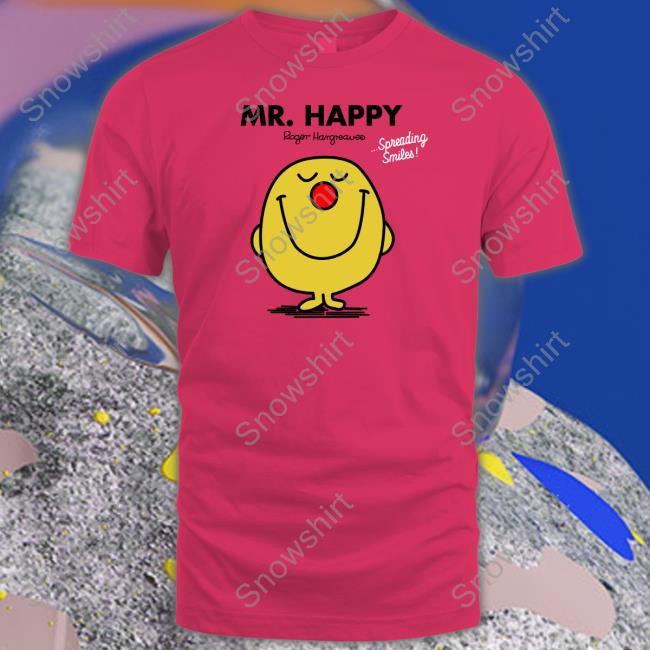 Official Mr. Happy Hoodie Comic ReLief Red Nose Day