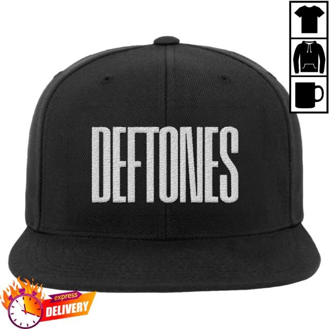Official Deftones Merch Store deftones black 2025 side rose Hat