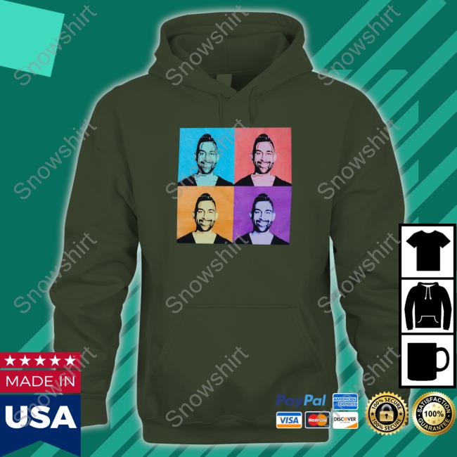 Pop Art Portrait Long Sleeve Tee Dhar Mann Merch