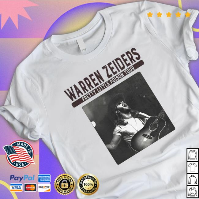 Official Pretty Little Poison Tour Warren Zeiders Hoodie