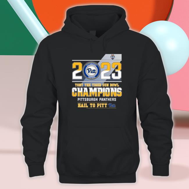 2023 Tony The Tiger Sun Bowl Champions Pittsburgh Panthers Long Sleeve Shirt