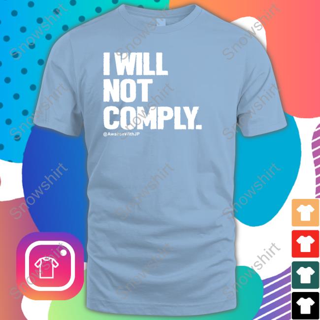 I Will Not Comply Awakenwithjp Tank