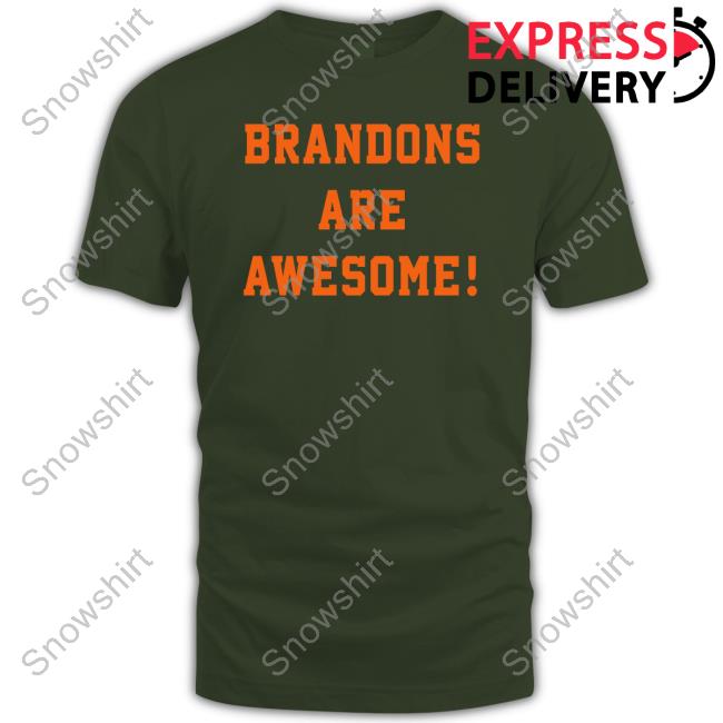 Brandons Are Awesome T Shirts Toronto Blue Jays Brandon Belt & Brandon Crawford Brandons Are Awesome T Shirt