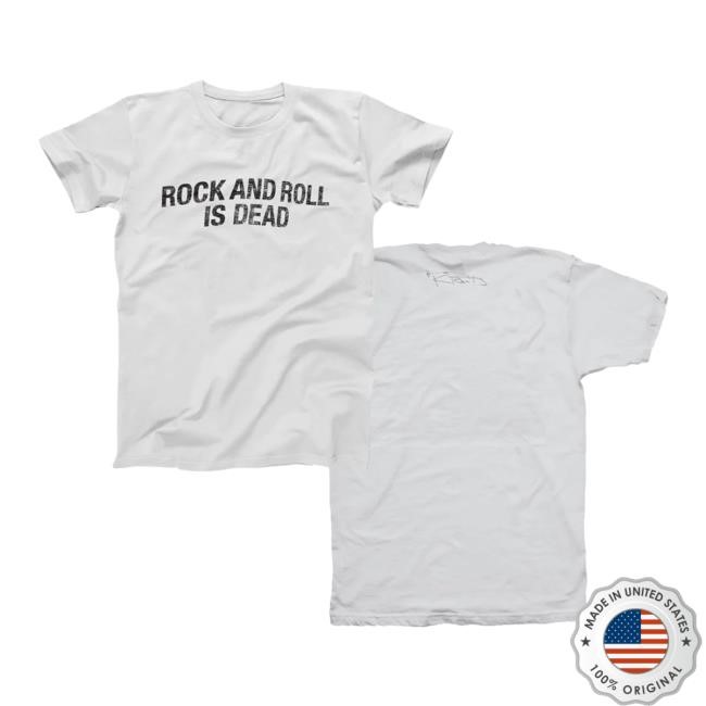 Lenny Kravitz Rock and Roll Is Dead Tee Lenny Kravitz Store Merch