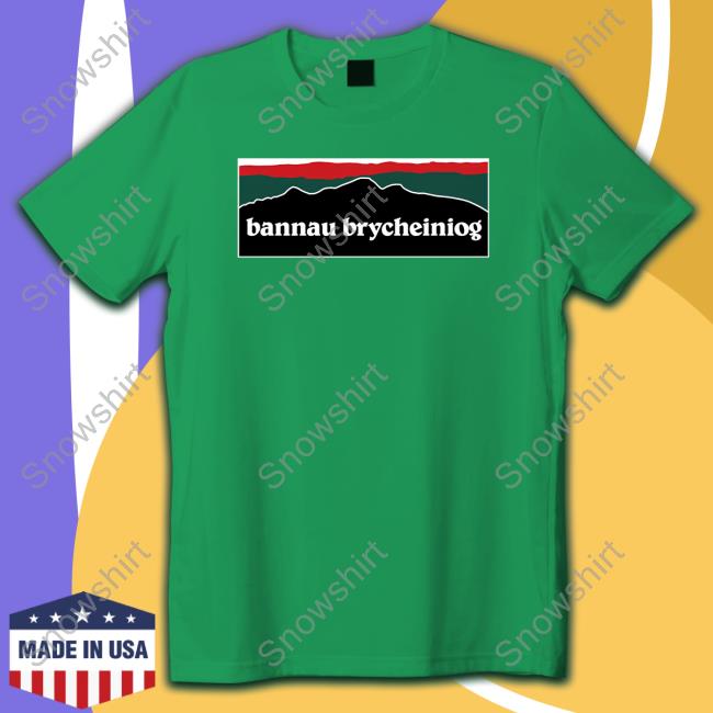 Official Cymru Retro Merch Bannau Brycheiniog T-Shirt