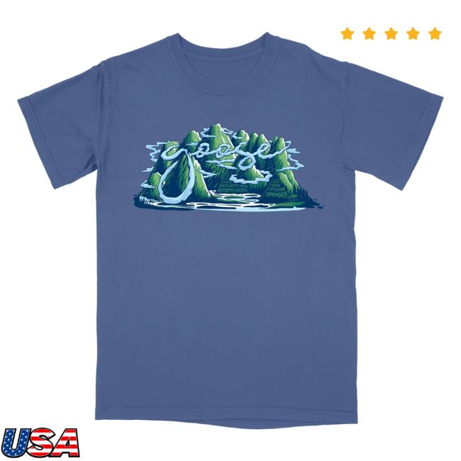 Official Goose The Band Merch Goosetheband Utah/Montana Mountains Event T Shirt