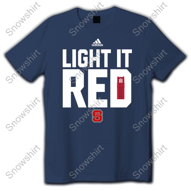 Dave Doeren Light It Red Shirts Dave Doeren Light It Red T-Shirt North Carolina State University Luke DeCock