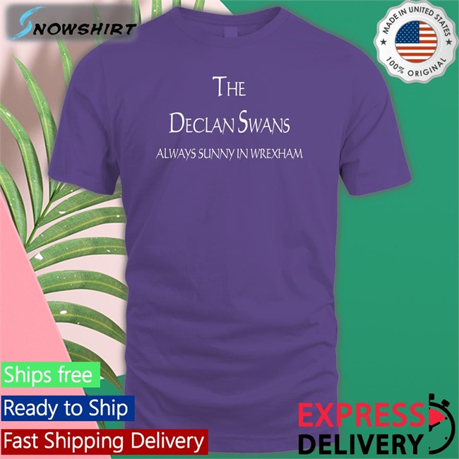 Fanbace Merch The Declan Swans Always Sunny In Wrexham Sweatshirt Michael Hett Fanbace Merch The Declan Swans Always Sunny In Wrexham Cap Michael Hett