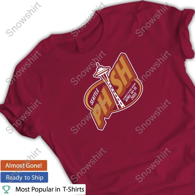 Live Phish Webcast Shop Seattle Phish Climate Pledge Arena April 14 15 2023 Shirts