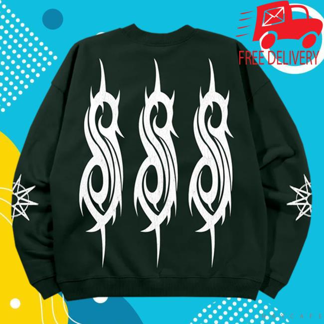 Offcial Slipknot Merch Forest Green Sweaters Slipknot Forest Green Hoodie