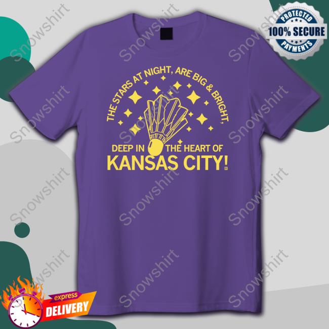 Raygun Merch The Stars At Night Are Big & Bright Deep In The Heart Of Kansas City Sweatshirt