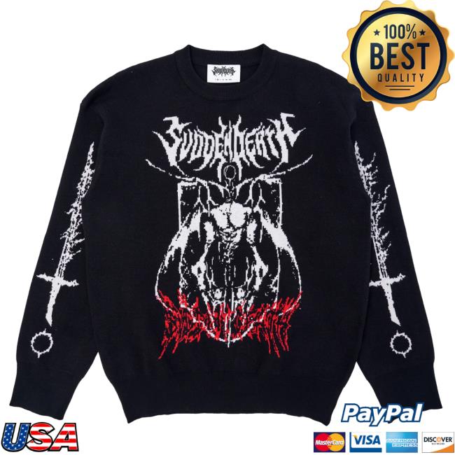 Svdden Death Shop Corpse Knit Hoodie