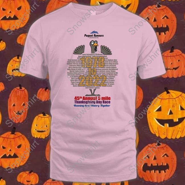 Southport Club Turkey Trot Pequot Runners 1987 To 2022 Shirt