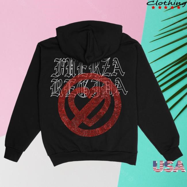 Official Fuerza Regida Merch Store Shop Fuerza Regida Old English Popover Shirt - Black