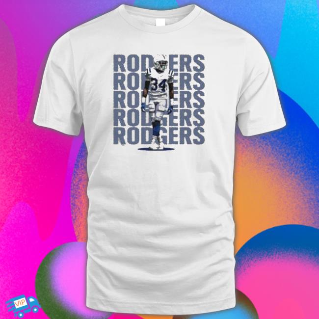 Isaiah Rodgers Indianapolis Colts Gameday 2022 Crewneck Sweatshirt Isaiah Rodgers Indianapolis Colts Gameday 2022 Tee