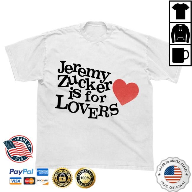 Jersey Is For Lovers White Shirt | Jeremy Zucker Official Merch Store